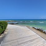 Seaside boardwalk on the south coast of Barbados